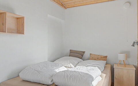 Edla - 35M from the Sea: Bedroom, Bed, Interior Design, Wood, Furniture, Bedding, Bed Sheet, Floor, Ceiling, Flooring
