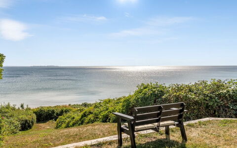 Stefan - 50M from the Sea: Blue, Sky, Daytime, Green, Water, Body Of Water, Horizon, Outdoor Bench, Natural Landscape, Sea