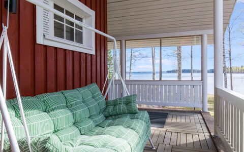 Järvitupa: Wood, Floor, Ceiling, Deck, Porch, Wood Flooring, Hardwood, Wood Stain, Plank, Shade