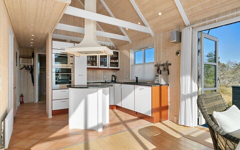 Yanne - 550M from the Sea: Flooring, Wood, Floor, Interior Design, Ceiling, Wood Flooring, Home, Kitchen, Light Fixture, Room