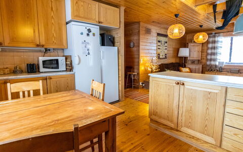Ohola: Wood, Furniture, Ceiling, Kitchen, Interior Design, Cabinetry, Countertop, Flooring, Floor, Room