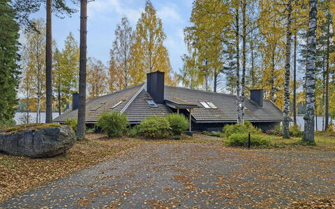 Villa Johanna: Tree, Roof, Cottage, Home, Land Lot, Woodland, Larch, Estate, Siding