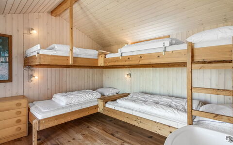 Bena - 300M from the Sea: Bunk Bed, Wood, Interior Design, Bed, Bedroom, Ceiling, Furniture, Floor, Bed Frame, Wood Stain