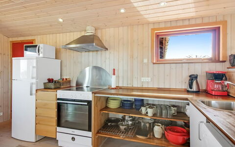 Bena - 300M from the Sea: Wood, Kitchen, Ceiling, Flooring, Kitchen Appliance, Major Appliance, Interior Design, Countertop, Floor, Furniture