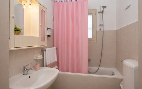 Villa Mameli: Bathroom, Plumbing Fixture, Bathroom Sink, Interior Design, Sink, Flooring, Floor, Tap, Plumbing, Room