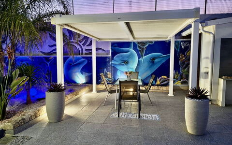 Villa Giugiola: Shade, Flowerpot, Resort, Eco Hotel, Outdoor Structure, Houseplant, Pergola, Chair, Outdoor Furniture, Garden