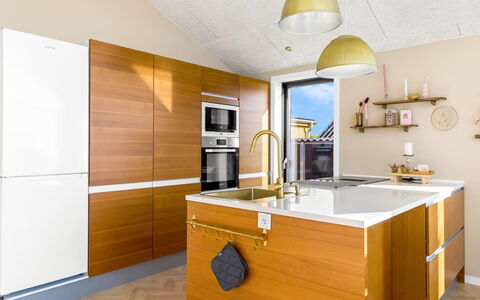 Sighrik - 25M from the Sea: Furniture, Kitchen, Flooring, Countertop, Interior Design, Cabinetry, Wood, Kitchen Appliance, Floor, Chair