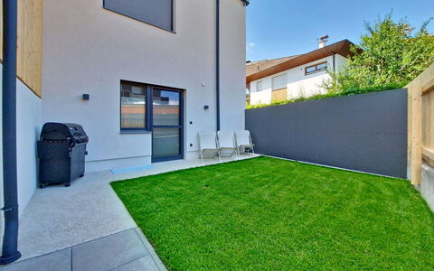 A3: Garden, Lawn, Backyard, Yard, Artificial Turf, Landscaping, Courtyard, Shade, Driveway, Walkway