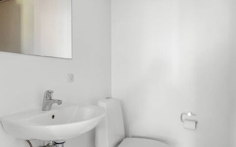 Finwith - 600M from the Sea: Bathroom Sink, Wall, Plumbing Fixture, Interior Design, Sink, Bathroom, Flooring, Floor, Tap, Ceiling