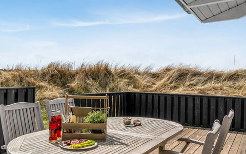 Hildegarda - 300M from the Sea: Furniture, Wood, Outdoor Furniture, Table, Chair, Outdoor Table, Deck, Hardwood, Wood Stain, Porch