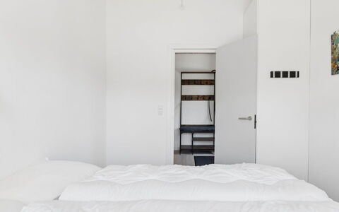 Jügen - 600M to the Fjord: Wall, Bedroom, Wood, Ceiling, Bed, Flooring, Interior Design, Floor, Bed Sheet, Bedding