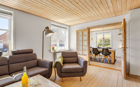 Ata - 13Km from the Sea: Furniture, Interior Design, Flooring, Floor, Wood Flooring, Wood, Ceiling, Room, Chair, Living Room