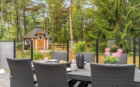 Jooseppi - 4.8Km from the Sea: Furniture, Chair, Outdoor Furniture, Table, Garden, Kitchen & Dining Room Table, Outdoor Table, Patio, Flowerpot, Houseplant