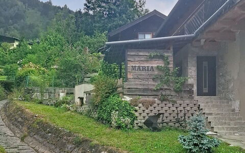 Maria: Architecture, House, Roof, Home, Cottage, Slope, Groundcover, Garden, Walkway, Driveway