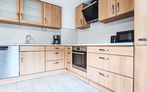 Maria: Cabinetry, Wood, Interior Design, Drawer, Countertop, Furniture, Flooring, Cupboard, Kitchen, Kitchen Appliance