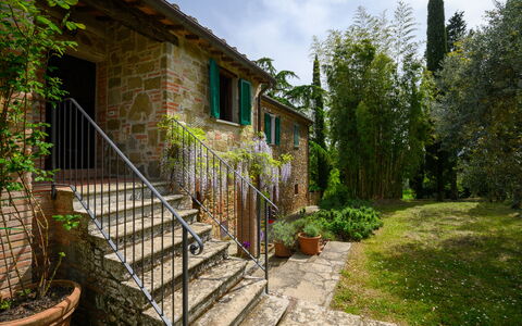Villa the Horses: Brick, Stone Wall, Garden, Brickwork, Backyard, Flowerpot, Houseplant, Landscaping, Yard, Flagstone
