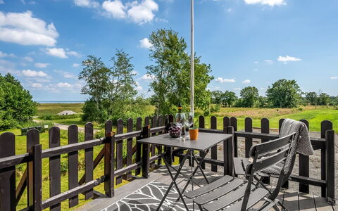 Arendine - 250M from the Sea: Furniture, Wood, Outdoor Furniture, Chair, Table, Outdoor Table, Porch, Kitchen & Dining Room Table, Hardwood, Fence
