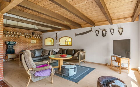 Aika - 1.6Km to the Fjord: Furniture, Interior Design, Flooring, Wood, Ceiling, Floor, Room, Couch, Lighting, Living Room