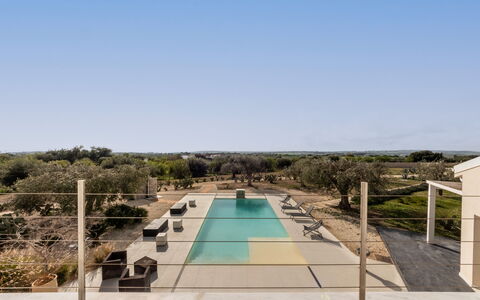 Pizzuta Country House: Swimming Pool, Composite Material, Concrete, Shade, Estate, Design, Resort, Tile