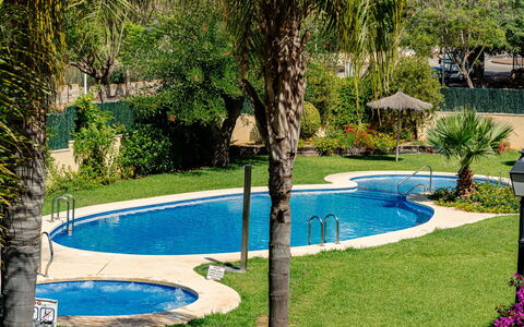 Jávea 455: Swimming Pool, Resort, Outdoor Furniture, Eco Hotel, Landscaping, Shade, Leisure, Hacienda, Garden