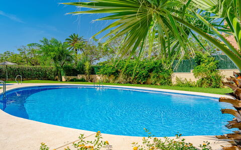 Jávea 455: Blue, Water, Swimming Pool, Leisure, Resort, Shade, Eco Hotel, Outdoor Furniture, Landscaping