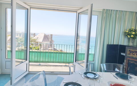 Le Grand Lambert: Floor, Furniture, Sea, Apartment, Glass, Chair, Ocean, Resort, Balcony, Eco Hotel