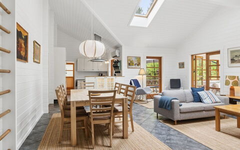 Pertti - 625M from the Sea: Furniture, Interior Design, Couch, Flooring, Floor, Wood, Ceiling, Living Room, Wood Flooring, Room