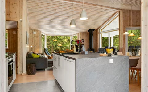 Uma - from the Sea: Flooring, Interior Design, Kitchen, Wood, Countertop, Ceiling, Floor, Furniture, Kitchen Appliance, Home Appliance