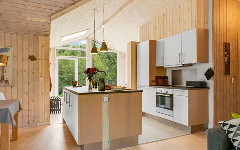 Uma - from the Sea: Furniture, Interior Design, Flooring, Kitchen, Wood, Ceiling, Light Fixture, Floor, Countertop, Kitchen & Dining Room Table