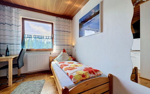 Augsburg-Diedorf 150: Interior Design, Home, Apartment, Room, Bedroom, Ceiling, Bed, Picture Frame, Hotel, Hardwood