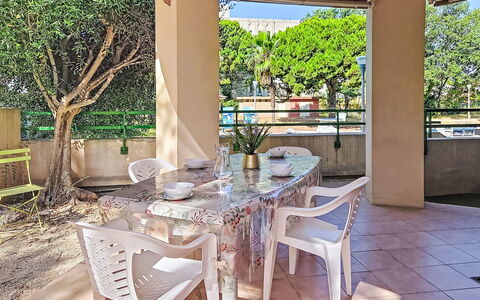 Nautica: Furniture, Floor, Chair, Outdoor Furniture, Outdoor Table, Shade, Kitchen & Dining Room Table, Balcony, Resort, Patio