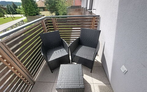 Korzo: Wood, Furniture, Balcony, Outdoor Furniture, Apartment, Chair, Hardwood, Wood Stain, Wood Flooring, Houseplant