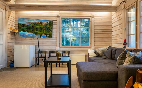 Villa Karmu: Furniture, Interior Design, Wood, Flooring, Ceiling, Living Room, Floor, Home, Room, Couch