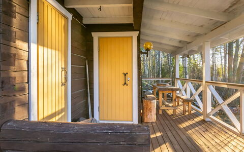 Villa Karmu: Wood, Flooring, Floor, Hardwood, Wood Flooring, Wood Stain, Plank, Home, Door, Porch
