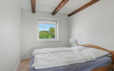 Mynthe - 750M from the Sea: Wall, Wood, Ceiling, Bedroom, Flooring, Floor, Interior Design, Bed, Bedding, Bed Sheet