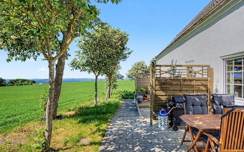 Mynthe - 750M from the Sea: Blue, Land Lot, Garden, Shade, Cottage, Landscaping, Lawn, Yard, Outdoor Furniture, Fence