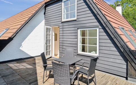 Skjold - 250M from the Sea: Building, House, Window, Home, Roof, Residential Area, Shrub, Cottage, Land Lot