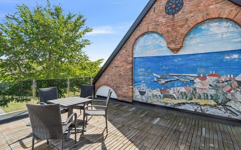 Skjold - 250M from the Sea: Building, House, Window, Home, Roof, Residential Area, Shrub, Cottage, Land Lot