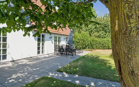 Skjold - 250M from the Sea: Building, House, Window, Home, Roof, Residential Area, Shrub, Cottage, Land Lot