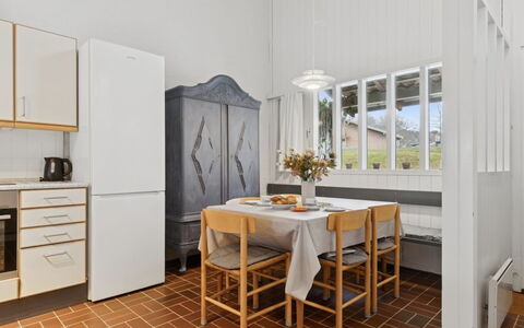 Arnt - 100M from the Sea: Flooring, Interior Design, Furniture, Floor, Wood, Ceiling, Kitchen, Lighting, Room, Apartment