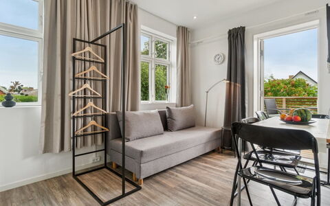 Elso - 5Km from the Sea: Furniture, Interior Design, Flooring, Floor, Wood Flooring, Wood, Home, Room, Living Room, Lighting