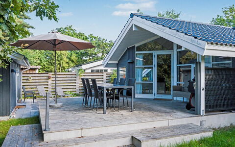 Vilmar - 250M from the Sea: Home, Roof, Shade, Cottage, Outdoor Furniture, Deck, Garden, Garden Buildings, Outdoor Structure, Estate