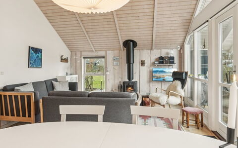 Loreia - 350M from the Sea: Furniture, Interior Design, Flooring, Wood, Floor, Ceiling, Chair, Living Room, Wood Flooring, Home
