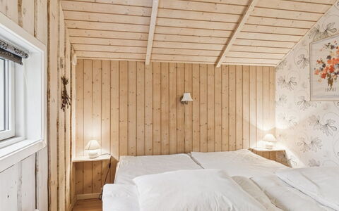 Loreia - 350M from the Sea: Wood, Bedroom, Interior Design, Bed, Ceiling, Furniture, Floor, Home, Bedding, Bed Sheet
