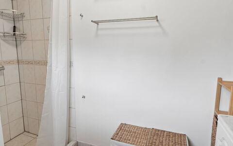 Elisej - 350M from the Sea: Flooring, Floor, Interior Design, Room, Plumbing Fixture, Plumbing, Ceiling, Apartment, Shower Curtain, Tile