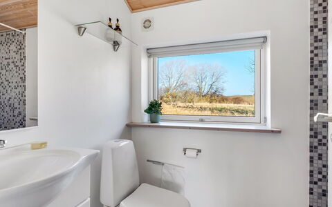 Svenne - 600M from the Sea: Plumbing Fixture, Wall, Interior Design, Flooring, Bathroom, Ceiling, Floor, Tap, Sink, Plumbing