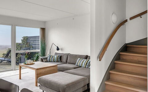 Suna - 95M from the Sea: Furniture, Interior Design, Flooring, Floor, Couch, Wood, Living Room, Ceiling, Wood Flooring, Room