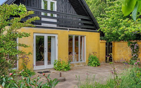 Verene - 725M from the Sea: Yellow, Wood, Shrub, House, Home, Cottage, Door, Garden, Shade, Backyard