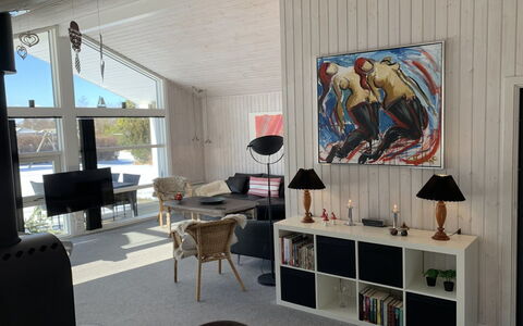 Hedvig - 500M from the Sea: Furniture, Interior Design, Flooring, Floor, Ceiling, Living Room, Room, Lighting, Home, Light Fixture