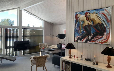 Hedvig - 500M from the Sea: Interior Design, Wall, Furniture, Ceiling, Flooring, Floor, Living Room, Room, Lighting, Home